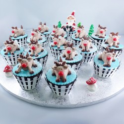 Cupcake Natal - Pai Natal e...