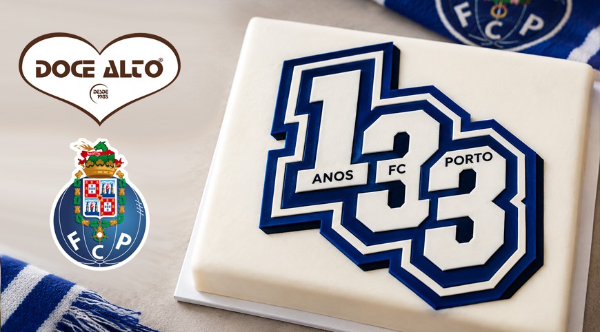 Doce Alto celebra os 133 anos do FC Porto com bolo especial! ❤